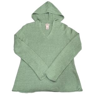 LL BEAN~VTG~Light Green~Linen Blend~ Pullover Lightweight Sweater~Coastal~SMALL